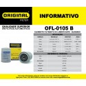 Filtro do Óleo Lubrificante OFL - 0105 B para motores Fiat e Iveco